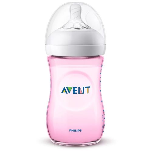 Mamadeira Pétala 260ml Rosa SCF034/017 Avent