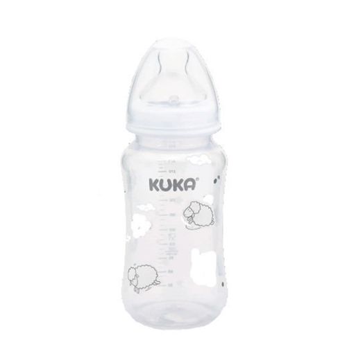 Mamadeira Big Natural T2 6m  330ml Branca 1595 Kuka
