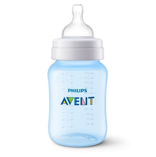 Mamadeira Classic 260ml Azul SCF565/17 Avent Philips