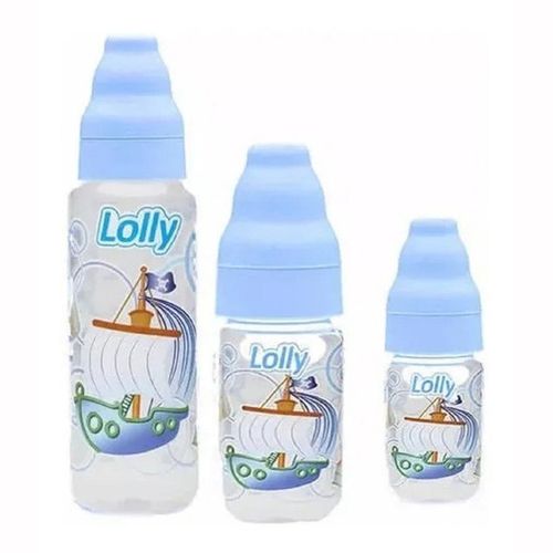 Kit 3 Mamadeiras Azul 3470-00 Lolly