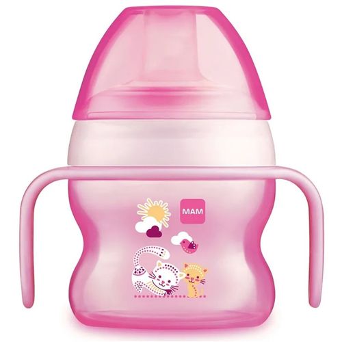 Copo de Treinamento Starter Cup Girls 4m  150ml Rosa 4234 MAM