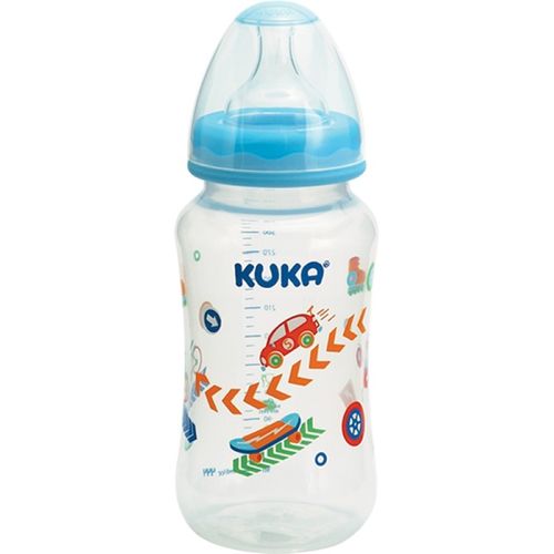 Mamadeira Big Natural 330ml Azul 1511 Kuka