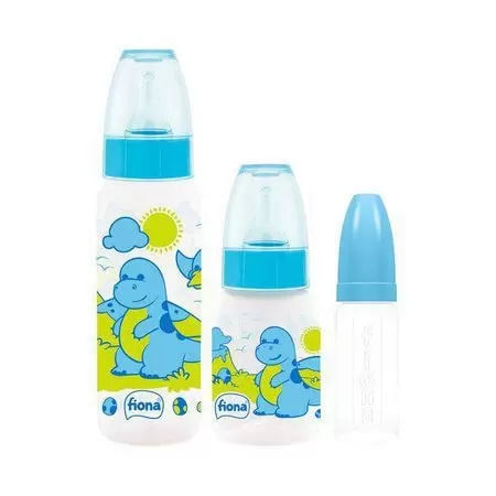 Kit Mamadeira Fases Com 3Peças azul 802621 Fiona