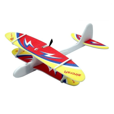 Avião Brinquedo Aeromodelo Planador Elétrico Bateria Usb EVA