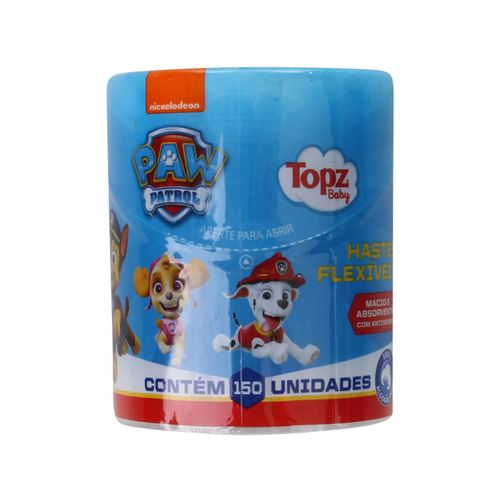 Hastes Flexíveis Topz Patrulha Canina Pote Com 150 Unidades