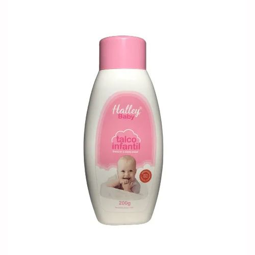 Talco Infantil Halley Baby (Rosa) 200g