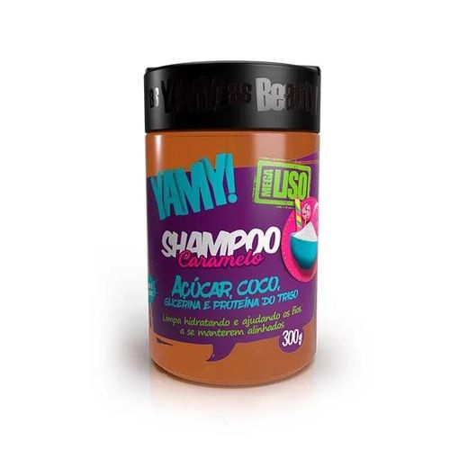 Shampoo Mega Liso Caramelo De Açúcar 300g - Yamy!