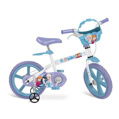 Bicicleta Aro 14 Frozen Disney 2498 Bandeirante