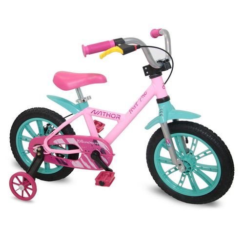 Bicicleta Aro 14 First Pro Feminina Nathor