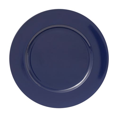 Sousplat De Plástico Opala Azul 33cm Lyor