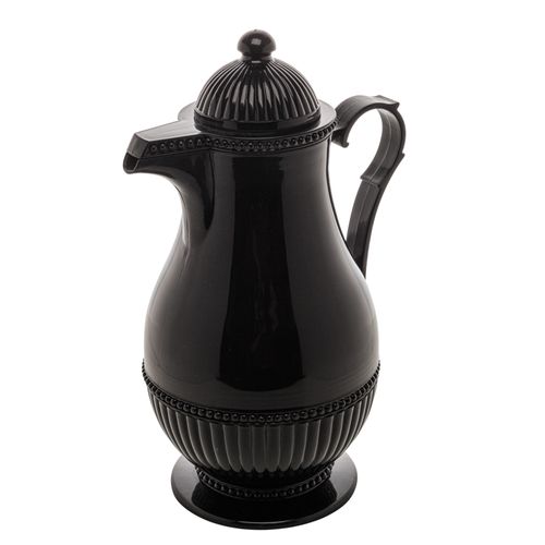 Garrafa Térmica De Plástico Vintage Preto 1L 1695 Lyor