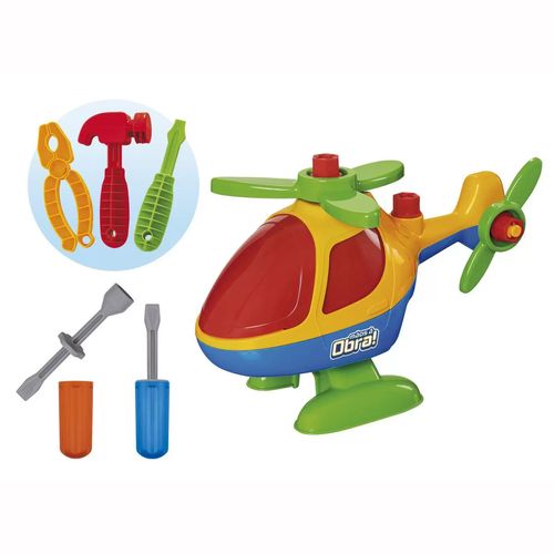 Brinquedo Helicóptero Mãos à Obra - Usual Brinquedos