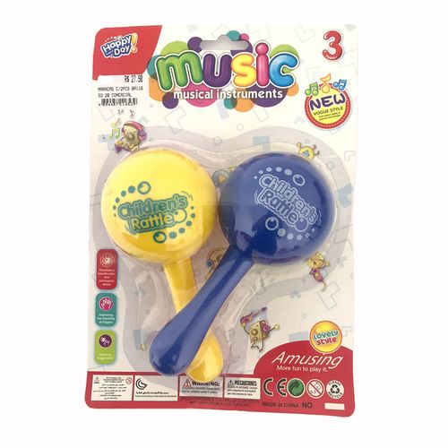 Chocalho Infantil Colorido Maracas