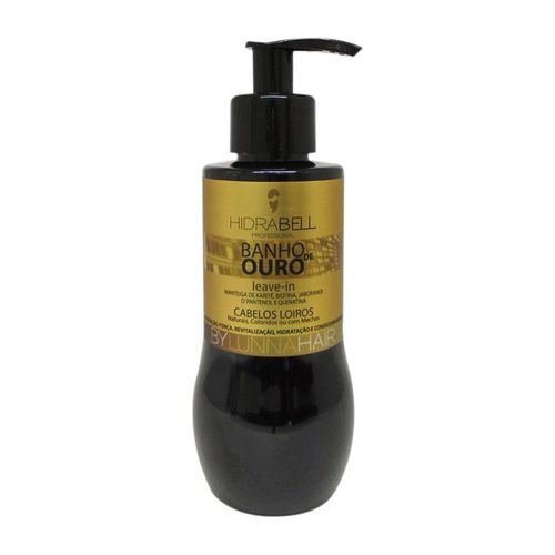 Leave-in Hidrabell Banho de ouro By Lunna Hair 220ml