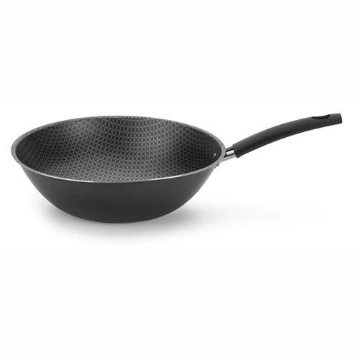 Frigideira Wok Oriental Preta 28cm Multiflon