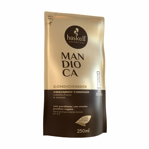 Refil Condicionador Mandioca 250ml Haskell