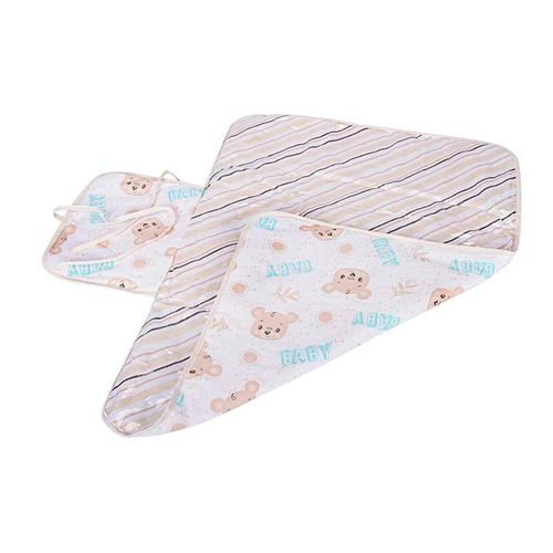 Trocador Portátil Minasrey Baby Nice Estampado Bege 47x67