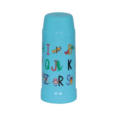 Garrafa Térmica Mini Mor Kids 300ml Céu Azul Alfabeto 380 Mor