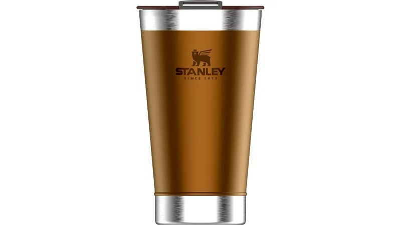 Copo Térmico Stanley Original Com Tampa Personalizado - Dourado