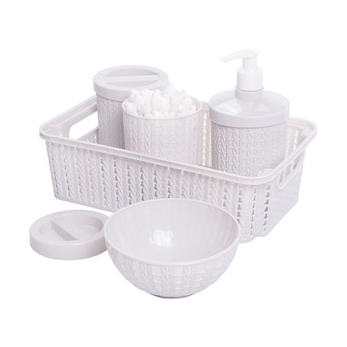Kit Higiene Trama Branco 14406 Plasútil