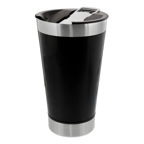 Copo Térmico Cerveja Inox Com Tampa Abridor 500ml Mimo