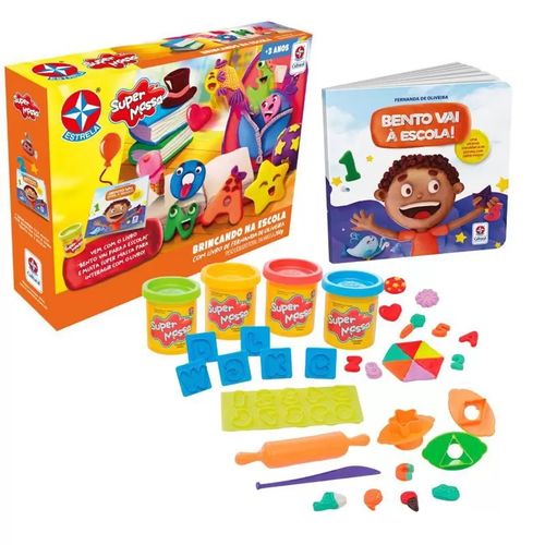 Super Massa Brincando na Escola com Livro - Estrela