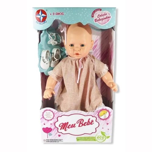 Boneca Meu Bebê 60cm Estrela