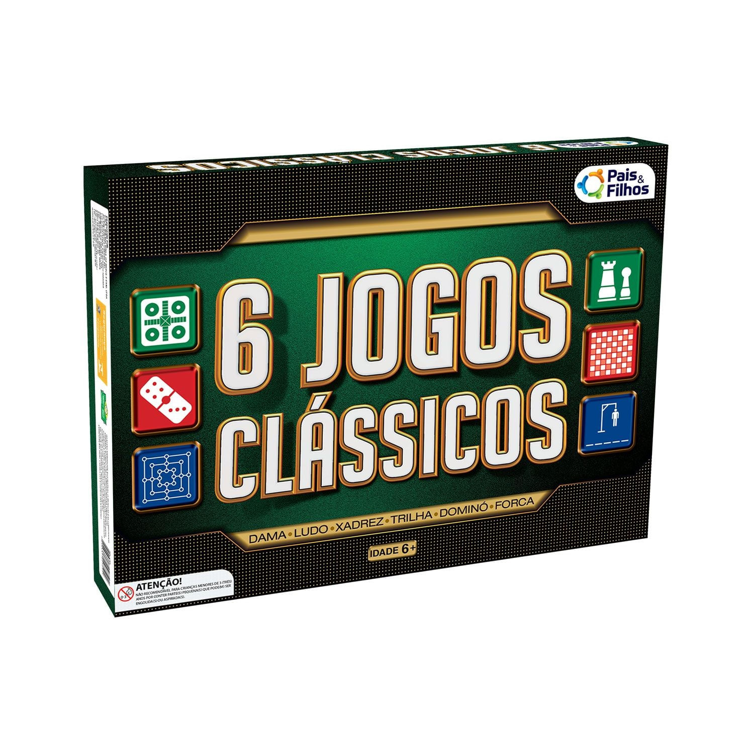 Combo Conjunto com 6 peões - 6 cores : : Brinquedos e Jogos