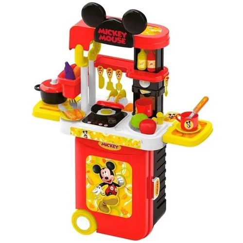 Maleta de Viagem Mickey Cozinha Playset 3 Em 1 Multikids - BR1300