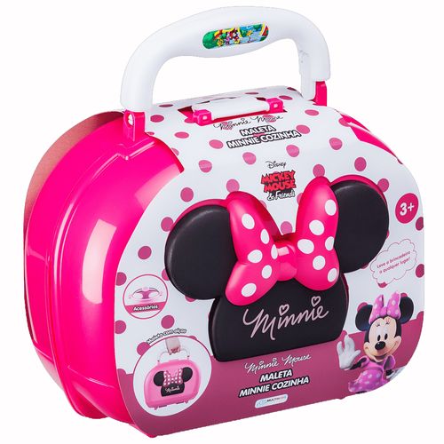 Maleta Minnie Cozinha Com 10 Acessórios Multikids - BR1568