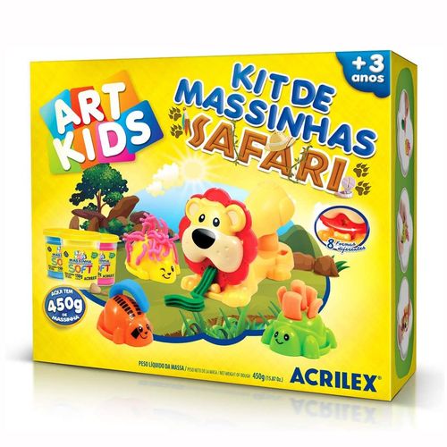 Kit de Massinha de Modelar Safari Acrilex