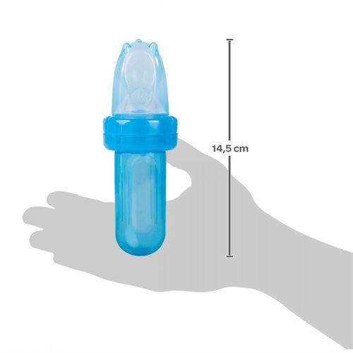 Kit Porta Frutinha com Colher Dosadora Azul 12623 Buba