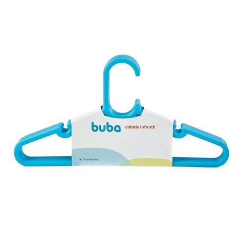 Cabide Infantil 10 Unid Azul 12717 Buba