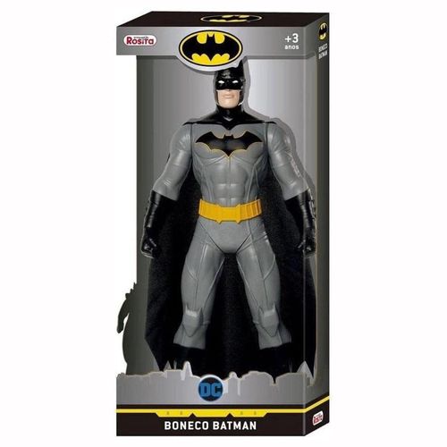 Boneco do Batman Grande 45cm de Vinil Articulado Original Rosita
