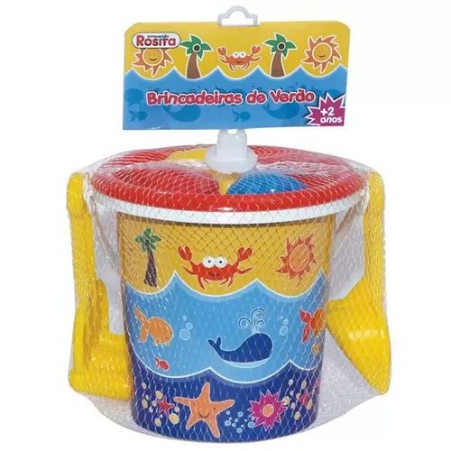 Baldinho Praia Brincadeiras De Verão 9450 Rosita