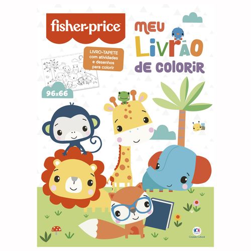 Livro Fisher-Price - Meu livrão de colorir Ciranda Cultural
