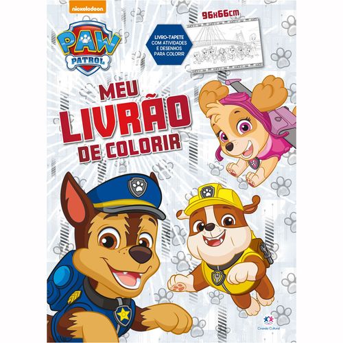 Livro Patrulha Canina - Meu livrão de colorir Ciranda Cultural