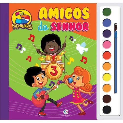Livro 3 palavrinhas - Amigos do Senhor Ciranda Cultural