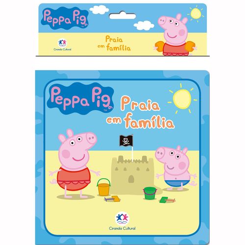 Livro Peppa Pig - Praia em família Ciranda Cultural