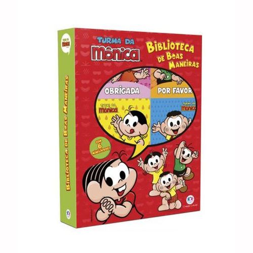 Livro Turma Da Mônica - Biblioteca de Boas Maneiras Ciranda Cultural