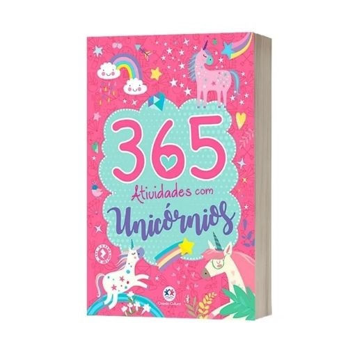 Livro 365 Atividades com Unicórnios Ciranda Cutural