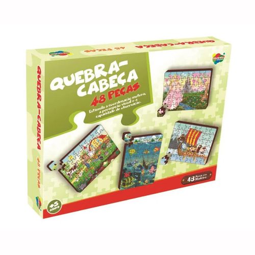 Quebra-cabeça 48 Peças Sortido 126 Aquarela