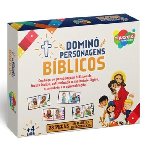 Dominó Personagens Bíblicos 148 Aquarela