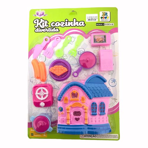 Kit Cozinha Infantil Divertida 13 Pçs JR Toys