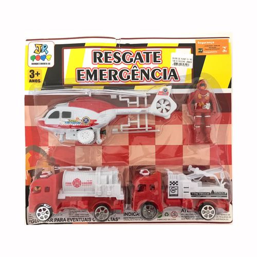 Helicóptero e Carrinhos Resgate de Emergência com Fricção