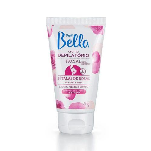 Creme Depilatório Facial Peles Delicadas 40g Depil Bella