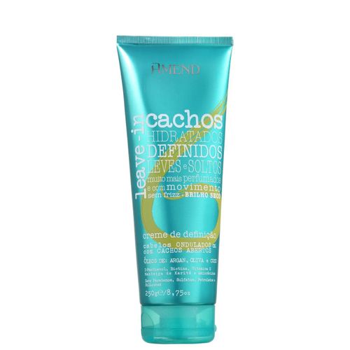 Leave-in Cachos Ondulados e Abertos 250g Amend