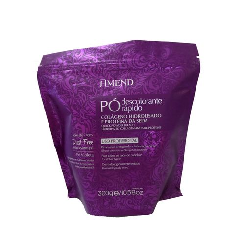 Pó Descolorante Colágeno e Proteína da Seda 300g Amend