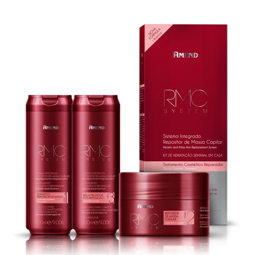 Kit Sistema Integrado Repositor de Massa Capilar RMC System Amend