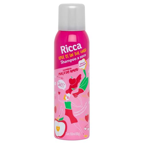 Shampoo A Seco Maçã do Amor Love is in the hair 150ml Ricca